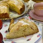 torta di mele fetta